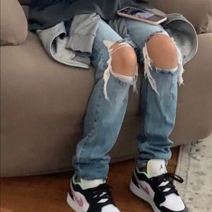 American Eagle Mom Jeans size 00